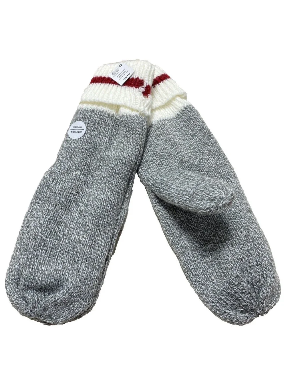 Women’s Winter Thermal Gloves Gray One Size Mittens Brand New Warm Comfortable
